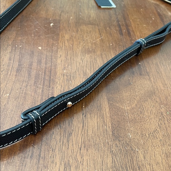 Banana Republic Vida Half-Moon Shoulder Bag - Black Leather - NWT - Picture 14 of 16